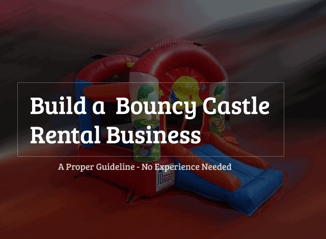 bouncy castles rental business