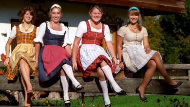 Photo of The Bavarian Style of Wearing a Dirndl 
