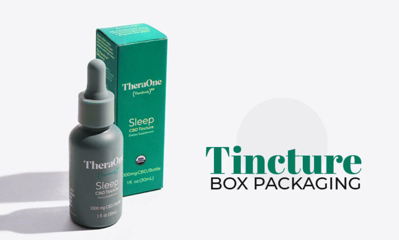 Tincture Packaging Boxes.