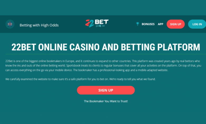 22Bet Login